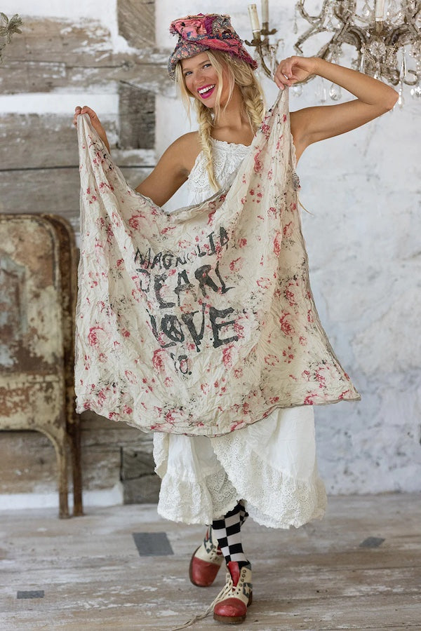 MP LOVE CO FLORAL BANDANA - SCARF 124  LAKE OF ROSES