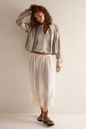 FOREVER YOUNG PANT - WHITE ALYSSUM