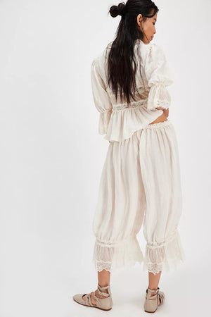 FOREVER YOUNG PANT - WHITE ALYSSUM