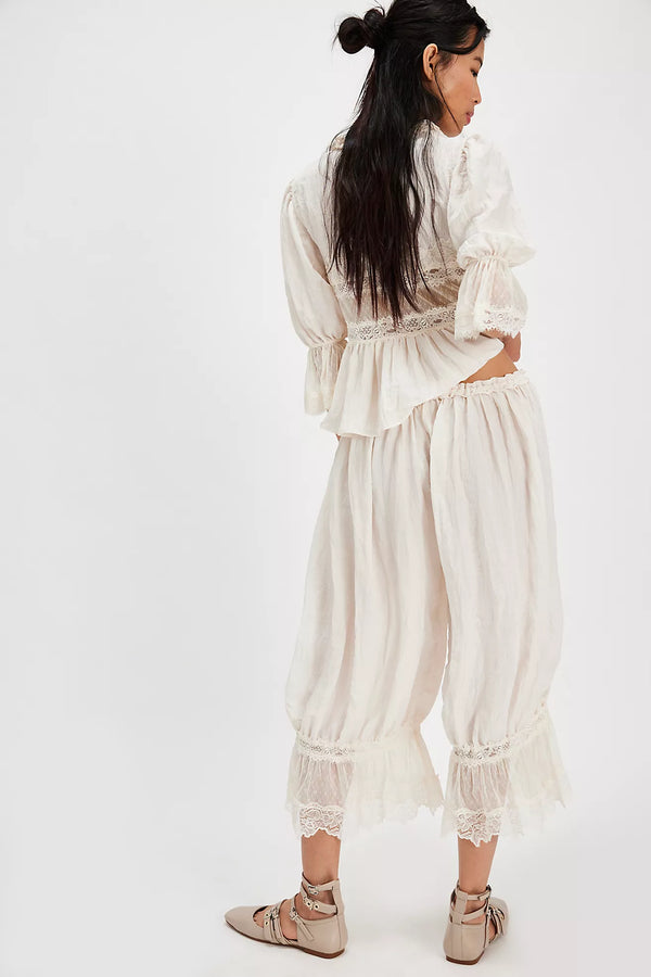 FOREVER YOUNG PANT - WHITE ALYSSUM