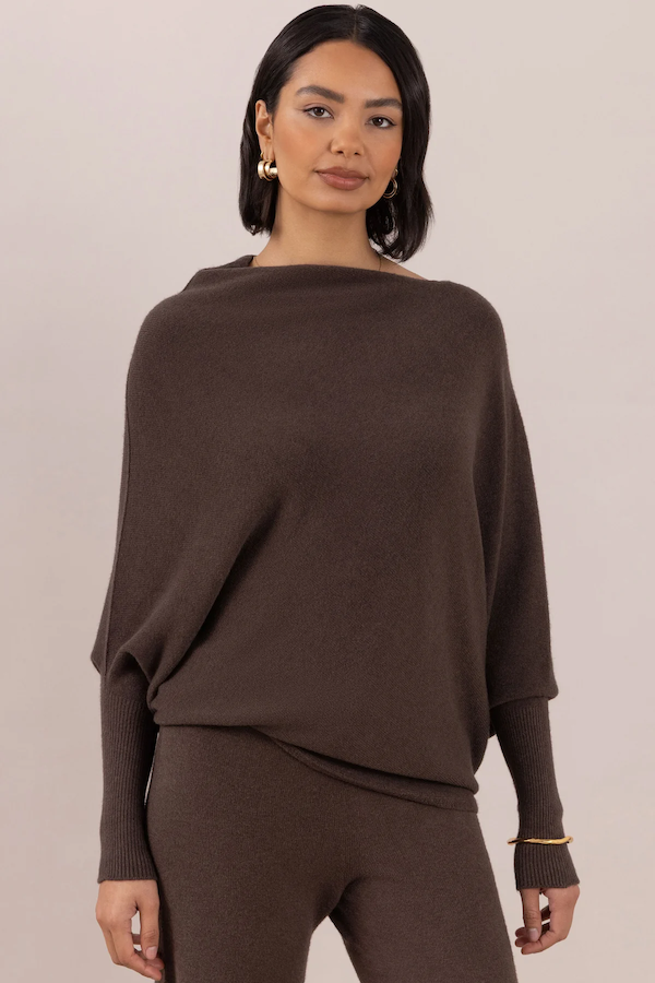 NATALIE SWEATER - DARK ESPRESSO