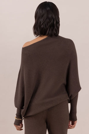 NATALIE SWEATER - DARK ESPRESSO