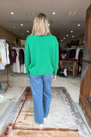 LEE CREW SWEATER - GREEN
