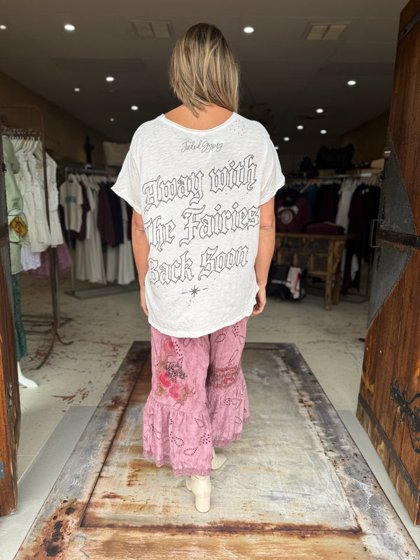 WORN AND WEATHERED TEE - MISCHIEF