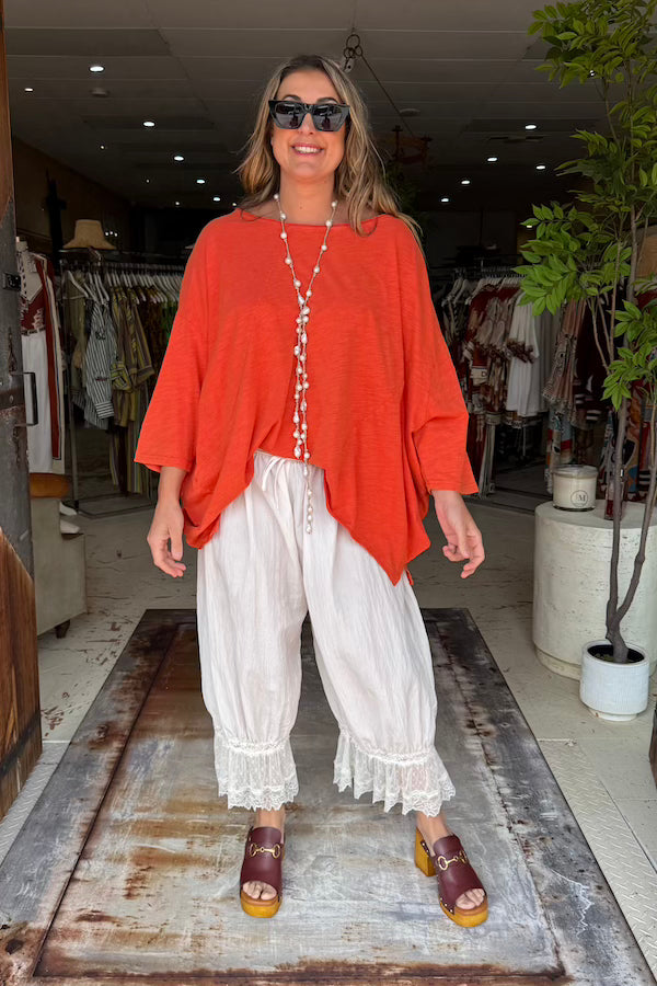 BE FREE TOP - VINTAGE CITRUS