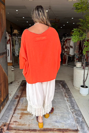 BE FREE TOP - VINTAGE CITRUS