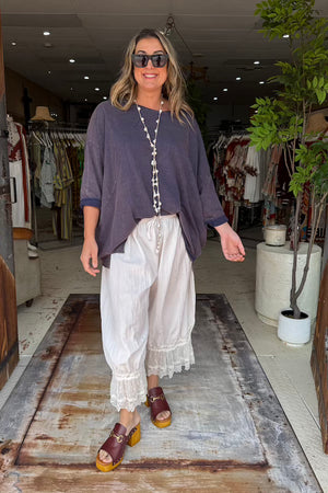 BE FREE TOP - VINTAGE INDIGO