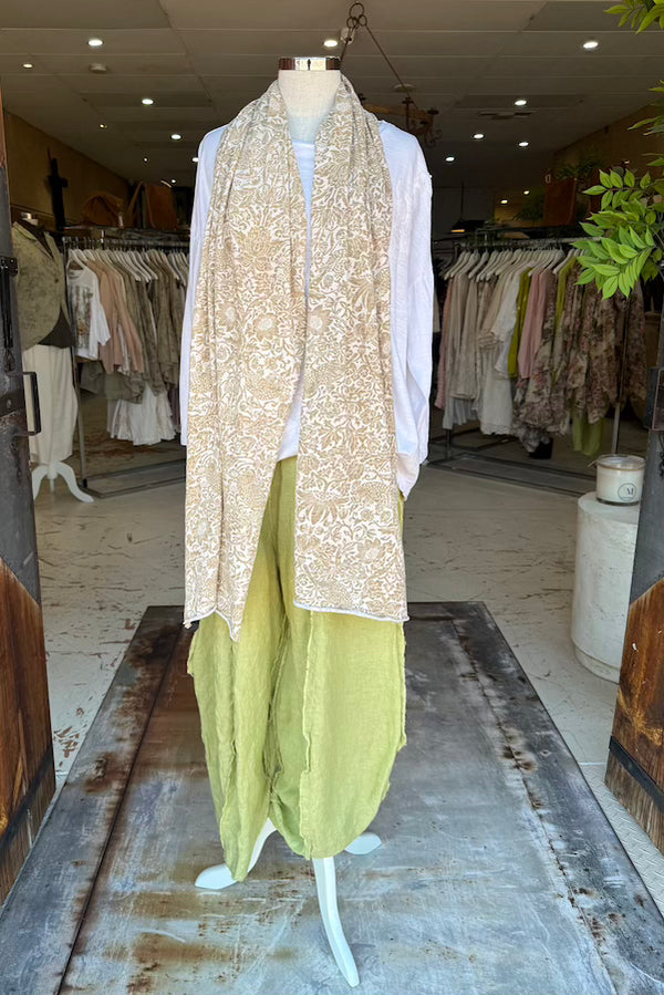 PLAIN SHAWL - ALABASTER BIRD
