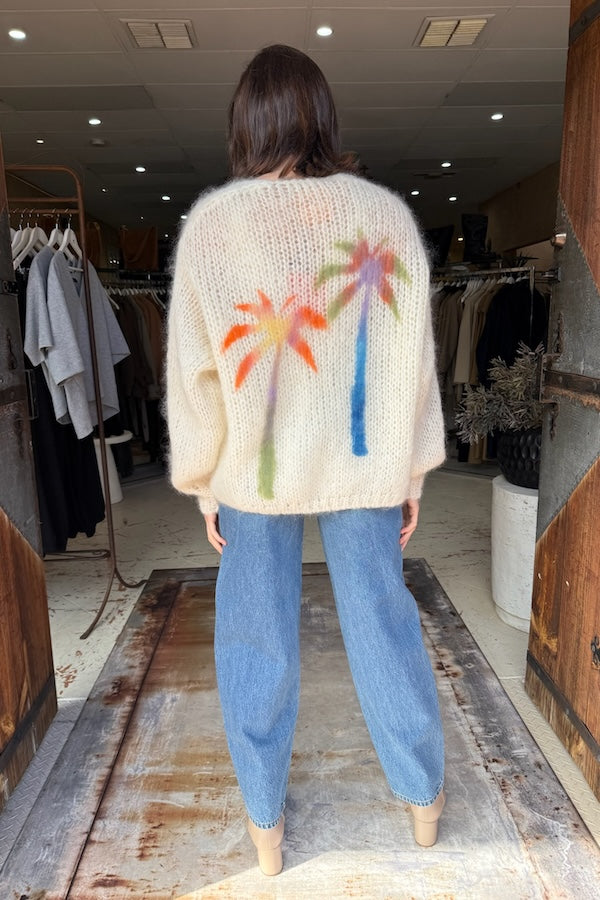 CARDIGAN SHORT - OFF WHITE
