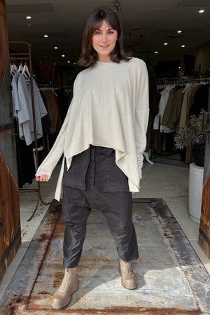 TIERRA KNITTED TOP - VANILLA