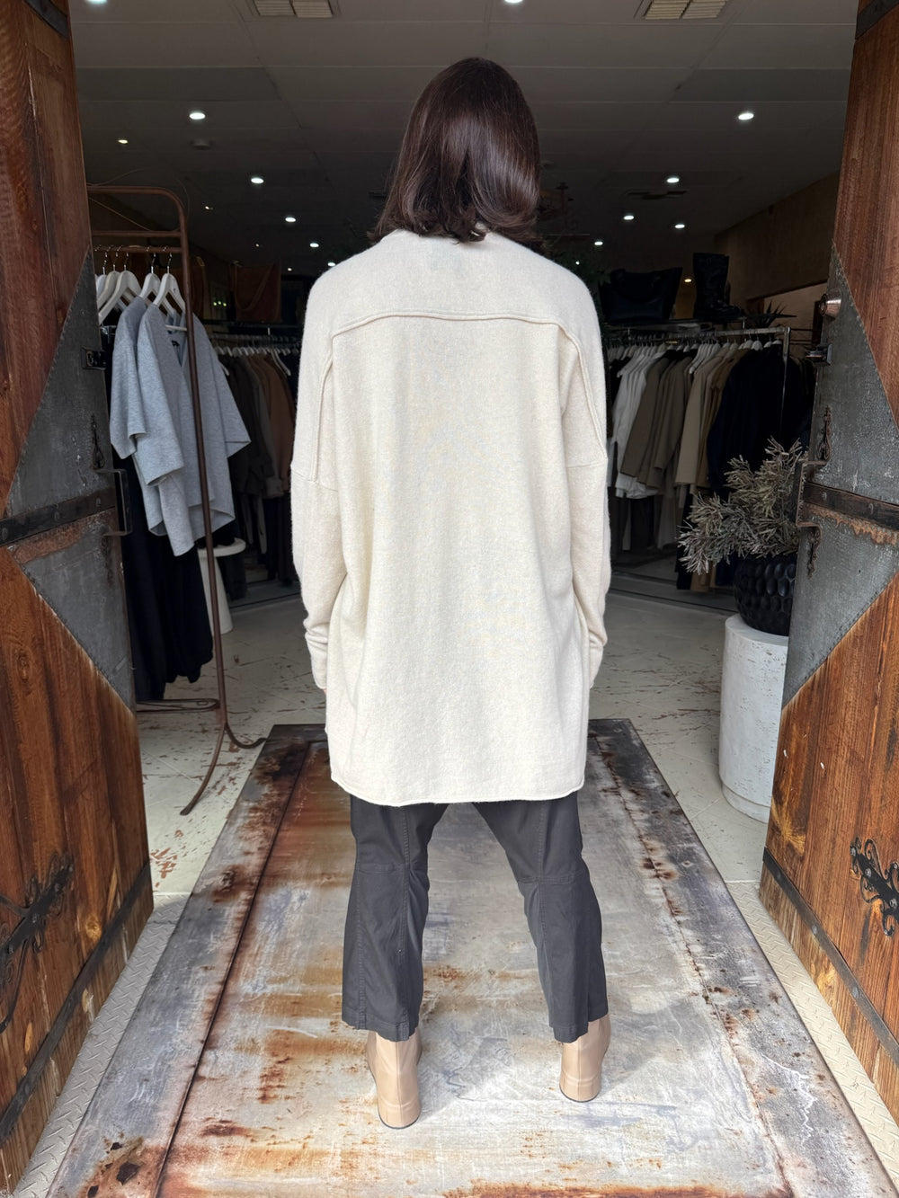 TIERRA KNITTED TOP - VANILLA