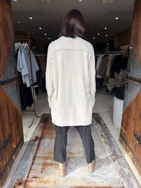 TIERRA KNITTED TOP - VANILLA