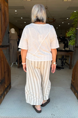 CROP T-SHIRT SHORT SLEEVE - CACTUS