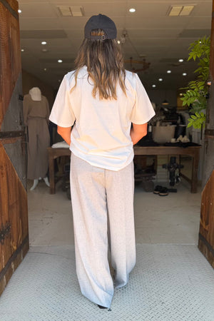 GRAYSON TEE SOFT WHITE