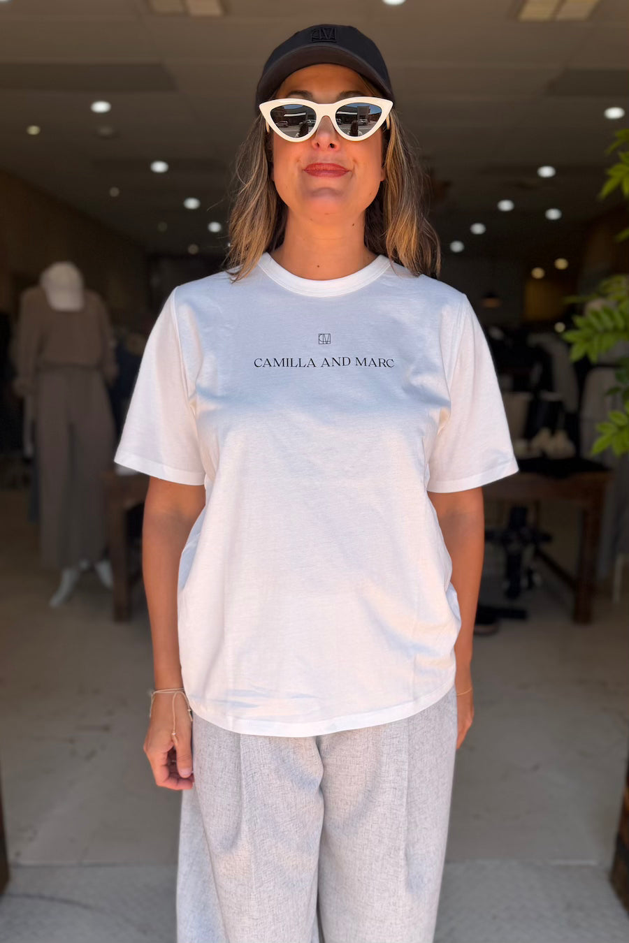 GRAYSON TEE SOFT WHITE