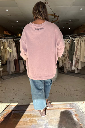 DANCE WITH THE MOON SWEATSHIRT - PEACE PLUM