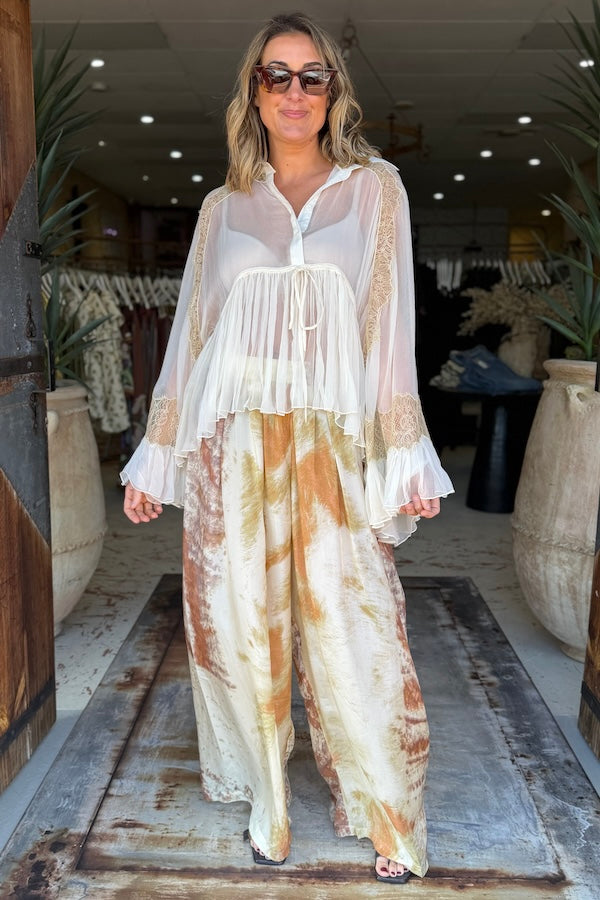 DECCALA BLOUSE - IVORY