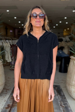 SMRITI CARDIGAN - BLACK