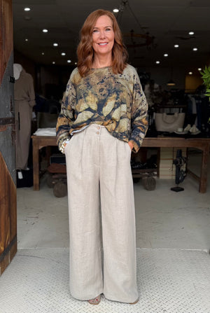 CROP T-SHIRT LONG SLEEVE - OLIVE ECO