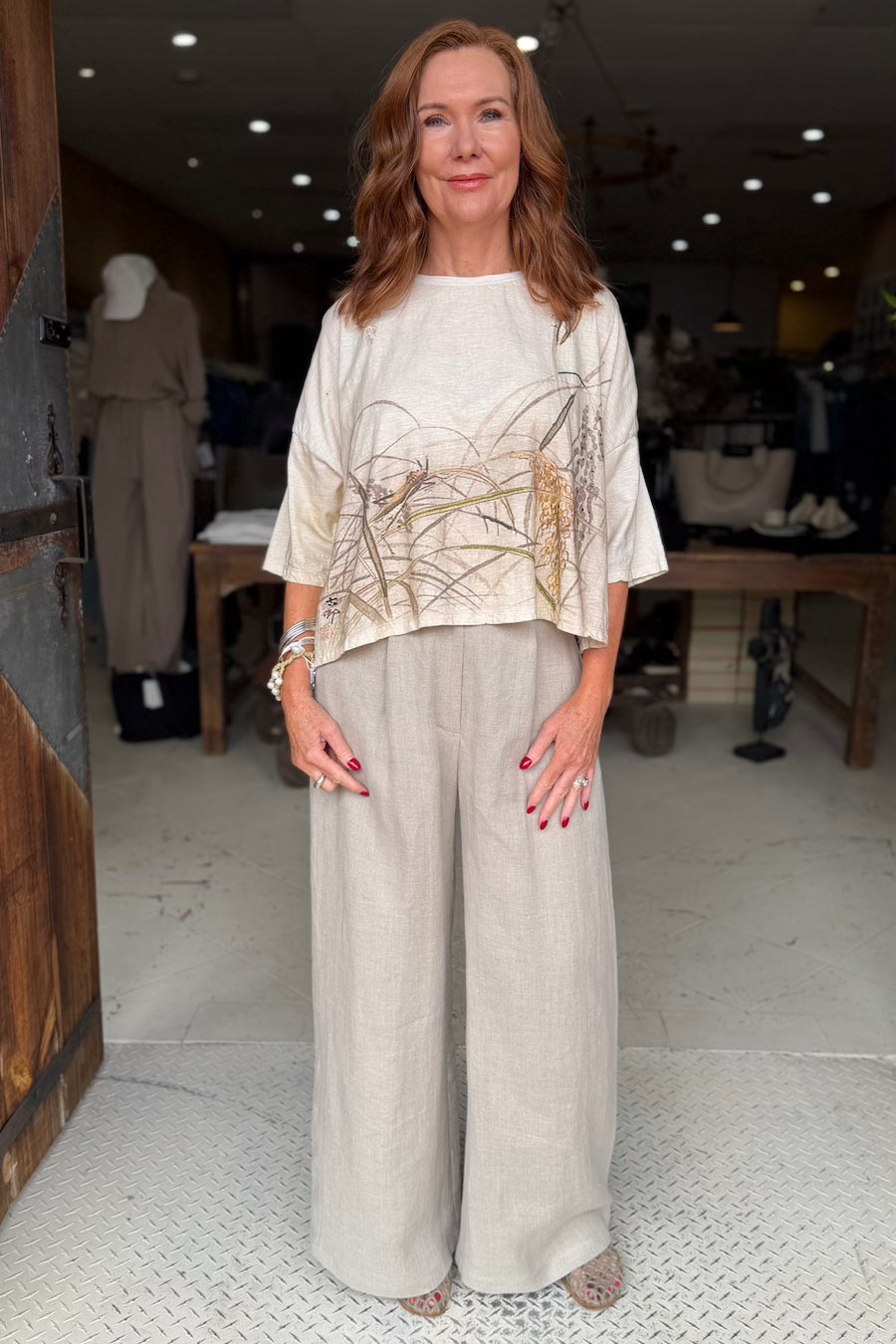 CROP GRASSHOPPER T-SHIRT SHORT SLEEVE