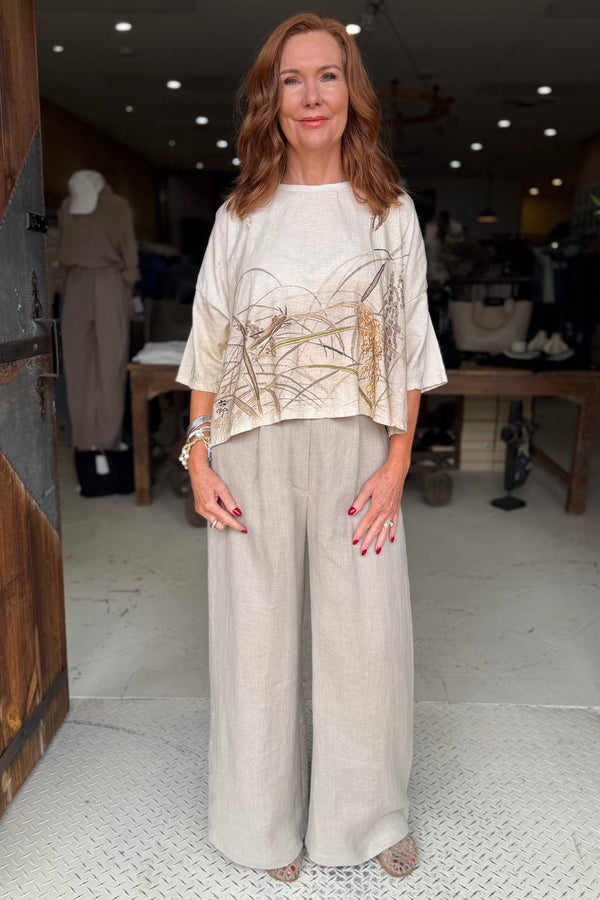 CROP GRASSHOPPER T-SHIRT SHORT SLEEVE