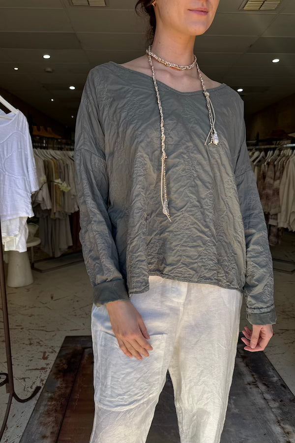MANSHANF SHIRT -KHAKI