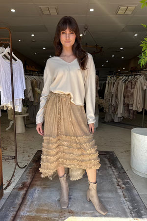 SERENE SANDS SKIRT - OATMEAL