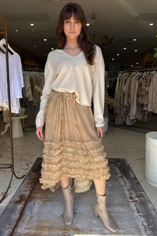 SERENE SANDS SKIRT - OATMEAL