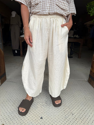 BASIC PANTS - CREAM