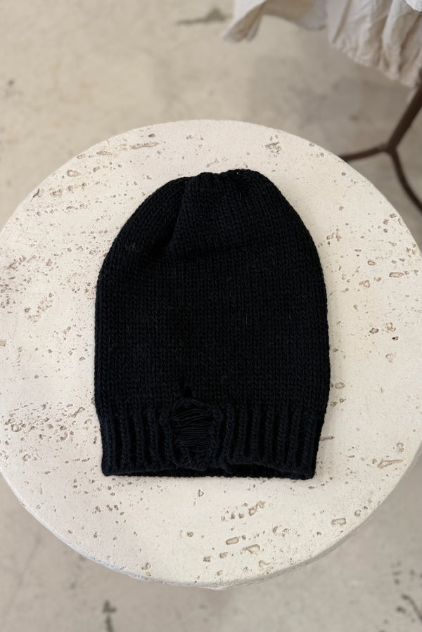 PUNKO BEANIE - BLACK