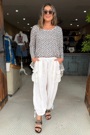 SAFARI PANTS - OFF WHITE