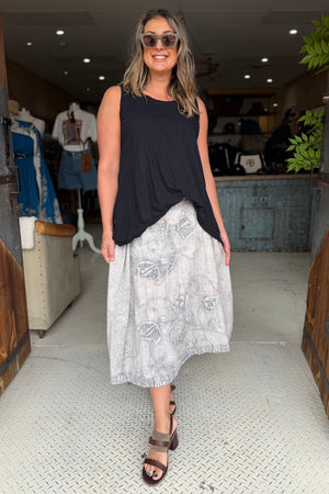 HARVEST SKIRT - GRAY