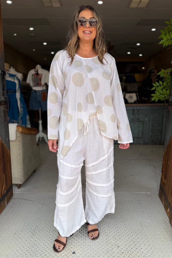 EASTWOOD PANTS - CREAM