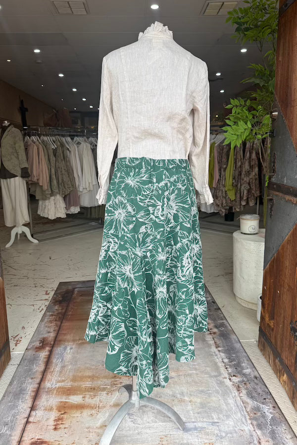 SAZANKA SKIRT - SAGE