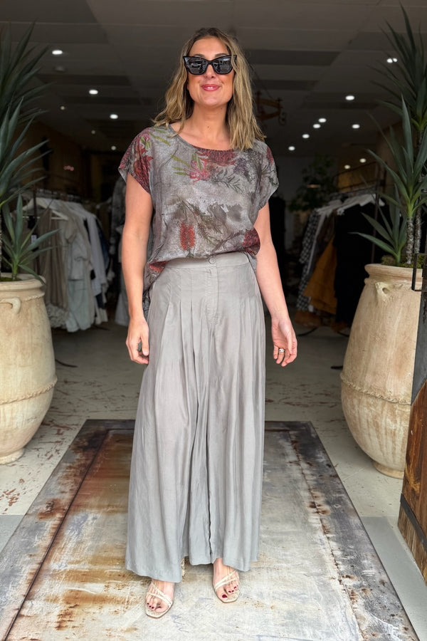 SUNA WIDE PANTS - CLOUD
