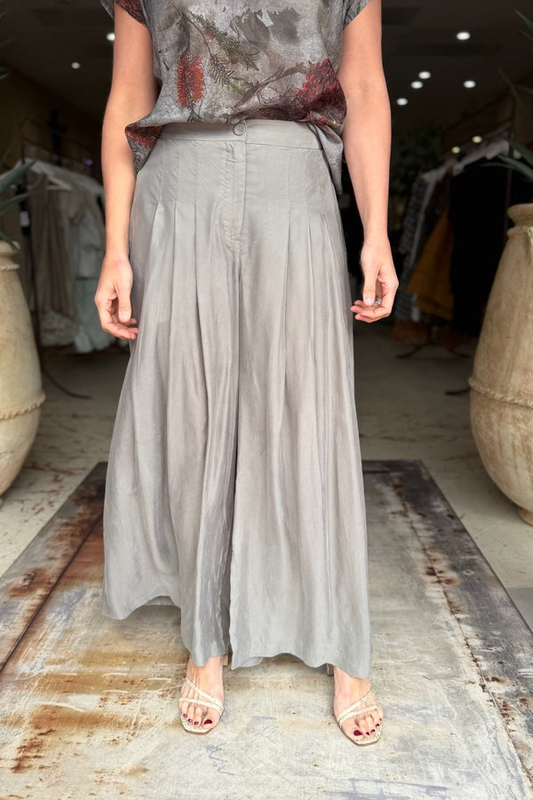 SUNA WIDE PANTS - CLOUD