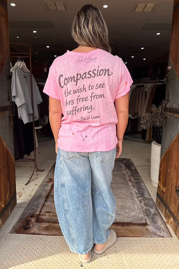 WORN AND WEATHERED TEE - TRUE LOVE
