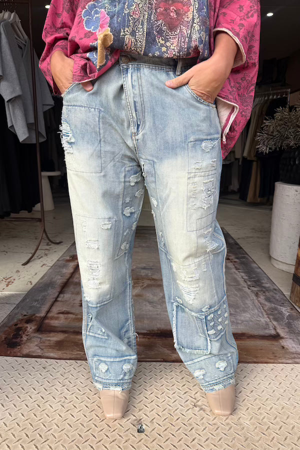 PEACE AND LOVE JEANS - CLASSIC