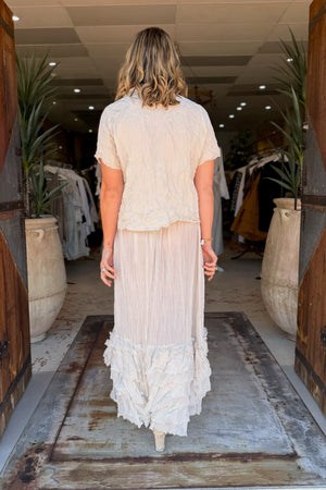 BAKSTRAPS SKIRT - NETTEL GEFUHL (CREAM)