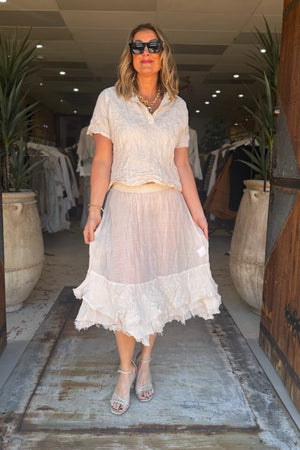 STILWALD SKIRT - GEFUHL (CREAM)