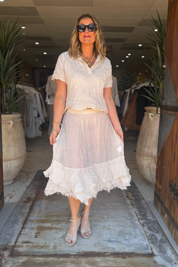 STILWALD SKIRT - GEFUHL (CREAM)