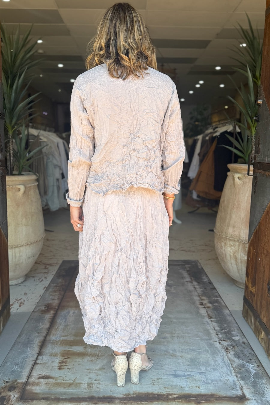 DRAPIERUP SKIRT - KIESEL (MAUVE)