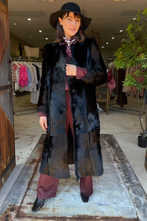 HACKNEY LEATHER COAT