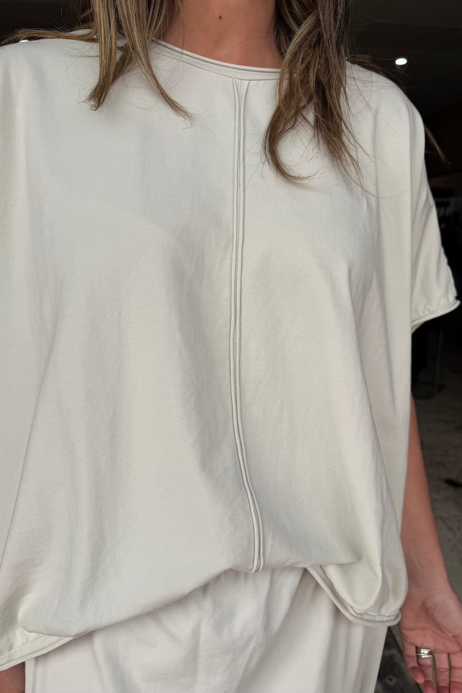HAUTLIFT SHIRT - EDELJERSEY GEFUHL (CREAM)