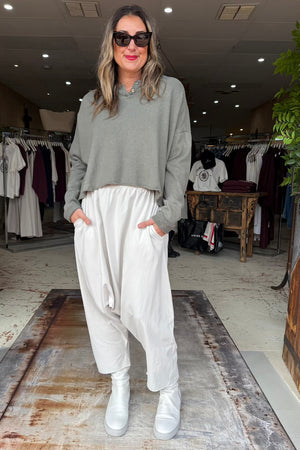 SLOWKIND TROUSERS - GEFUHL (CREAM)