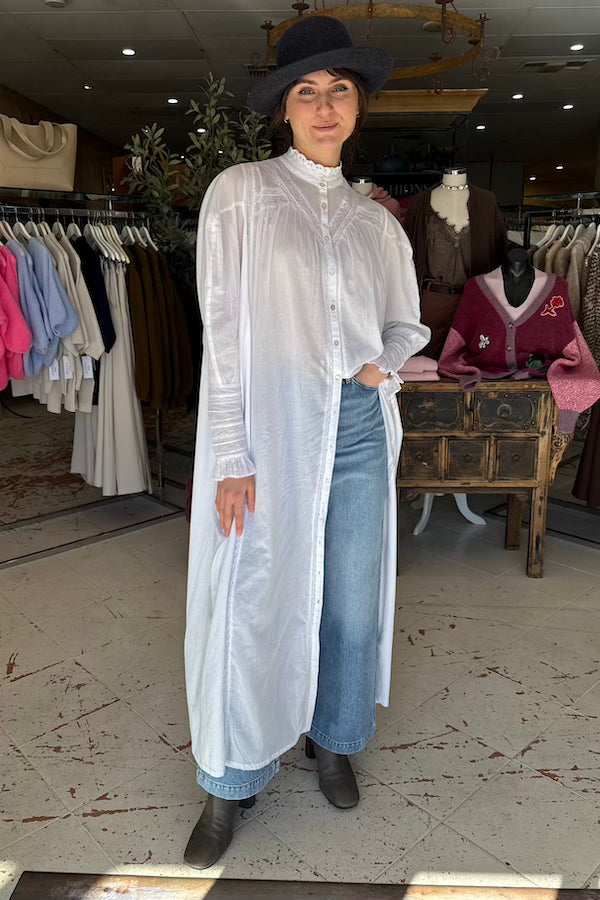 CLURY DRESS - IVORY