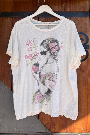 WORN AND WEATHERED TEE - ART