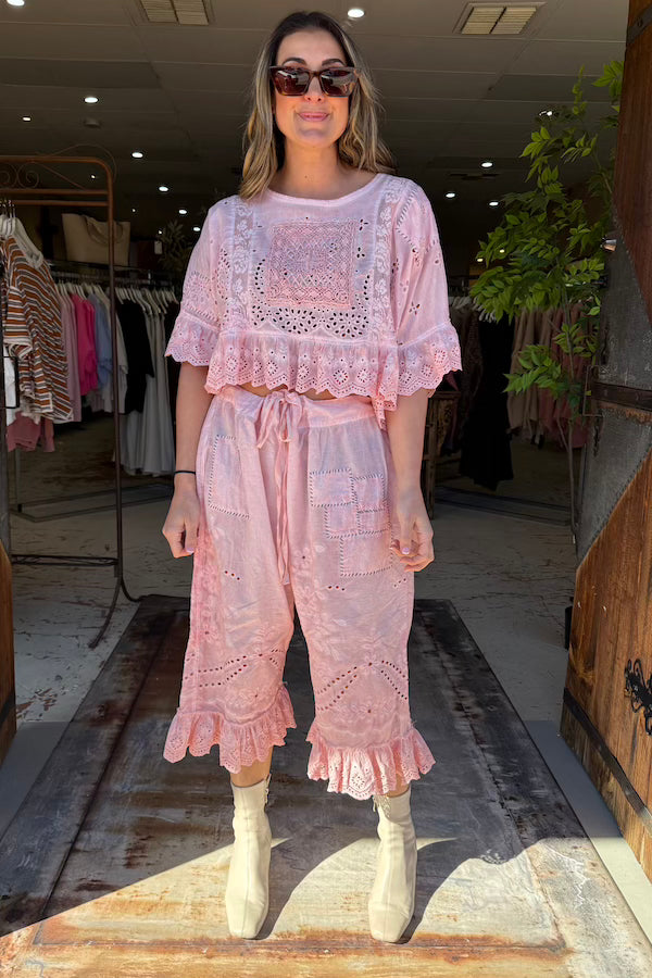 SOFTLY WORN TOP - ROSE