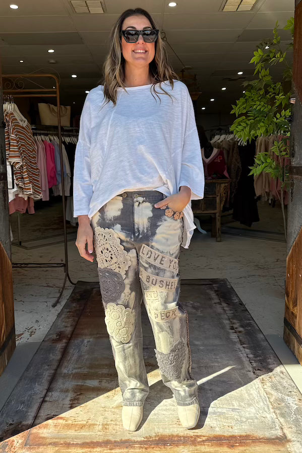 FULL OF LOVE JEANS - VINTAGE BLACK
