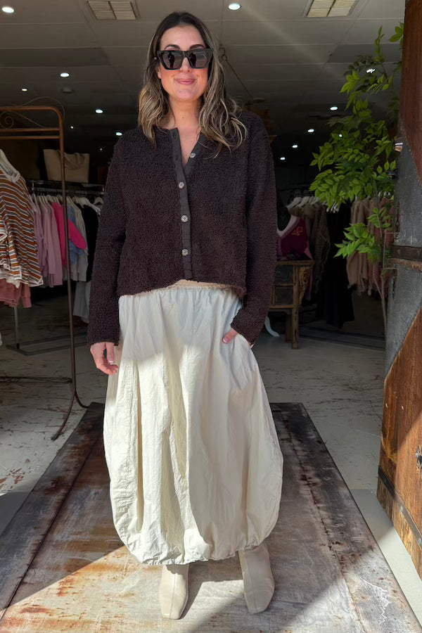 SANDDUN JACKET - GRUNGEWOLLE CHOCO